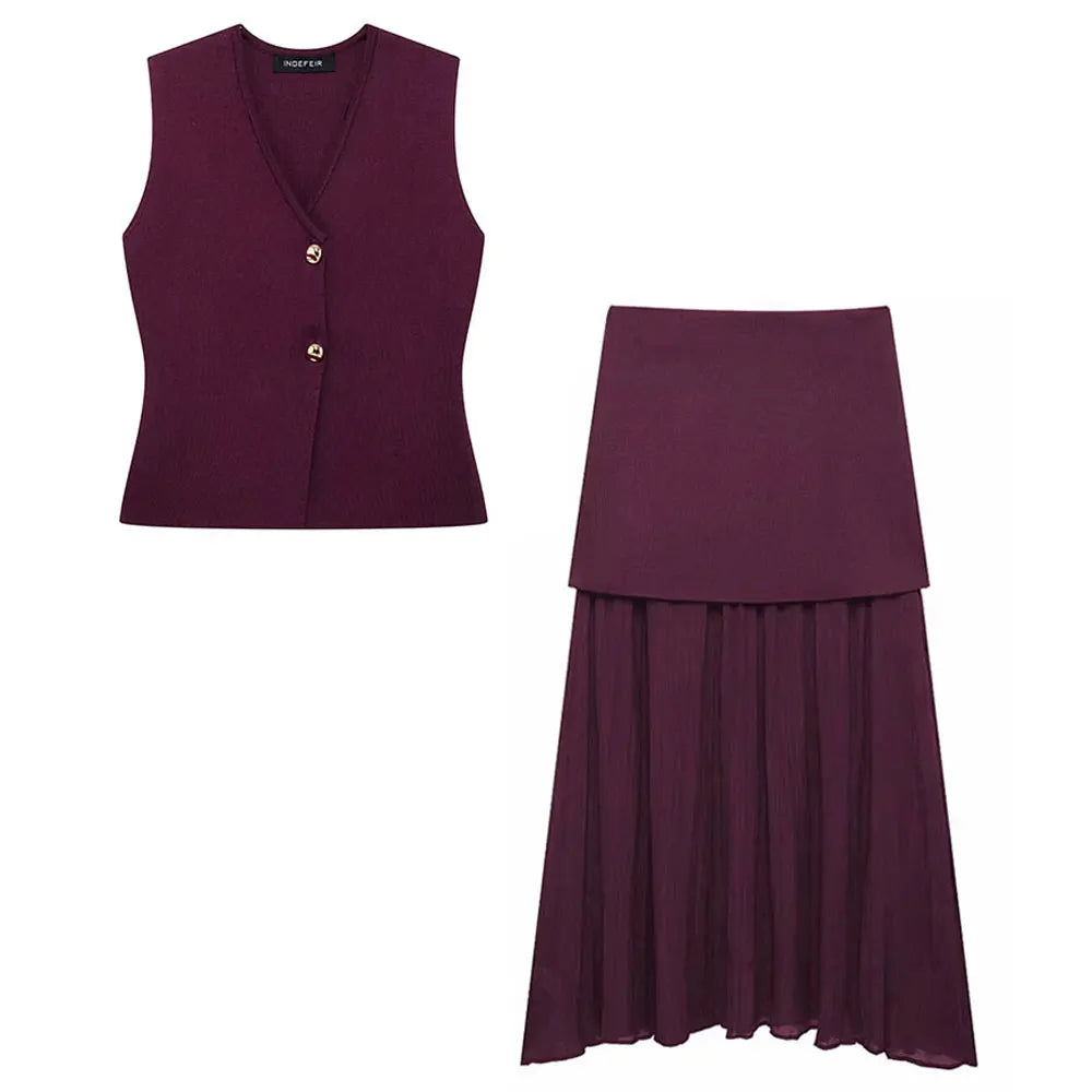 Women Skirt Set