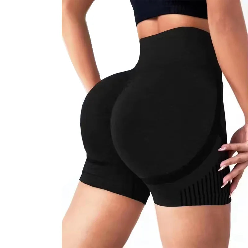 Yoga High Waist Workout Shorts