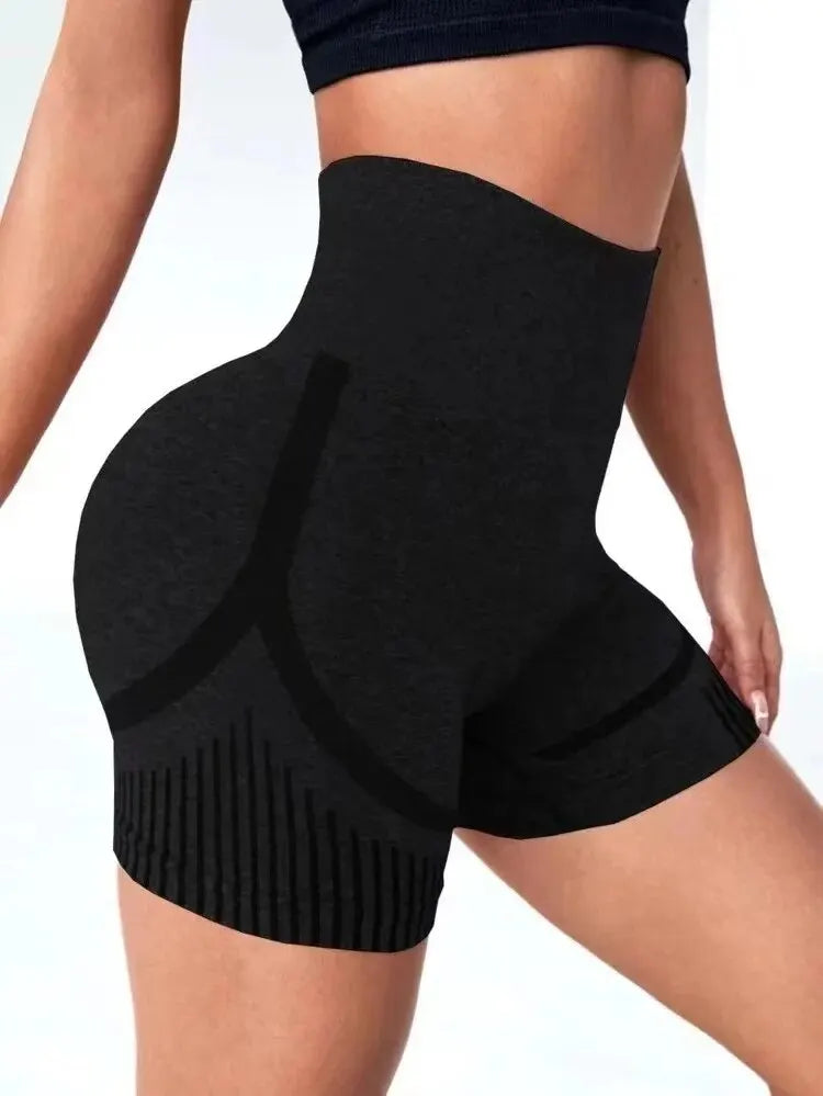 Yoga High Waist Workout Shorts