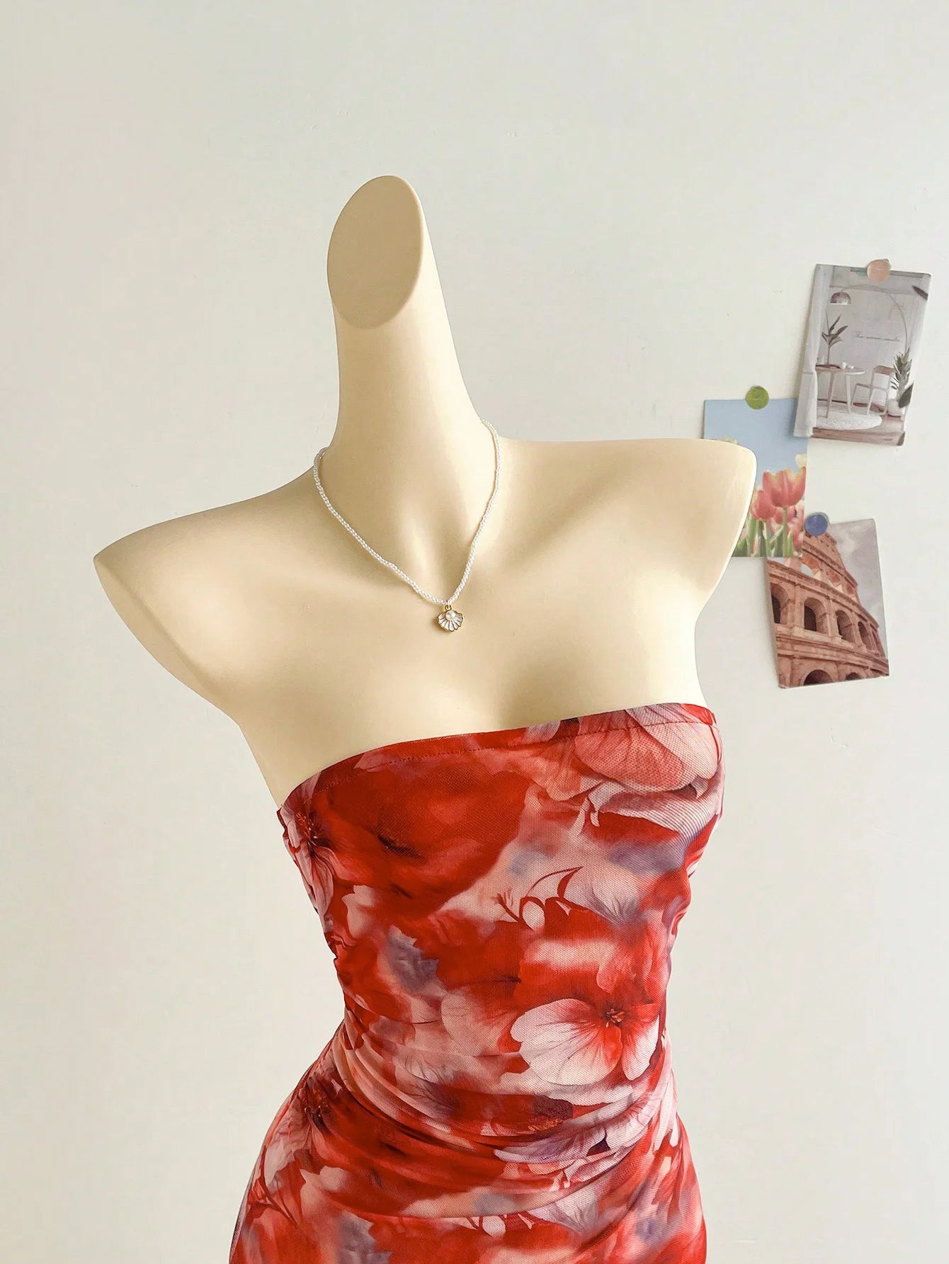 sexy strapless Dress