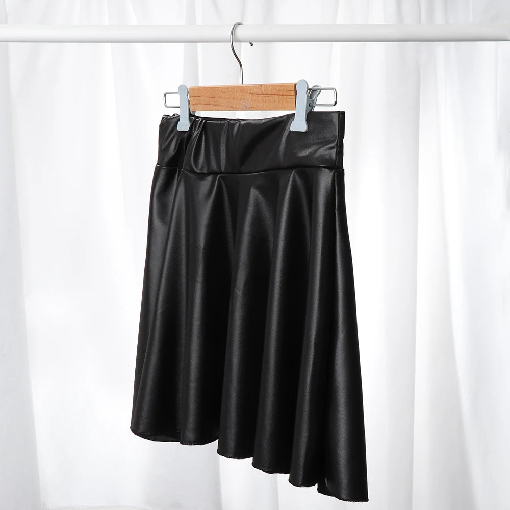 Faux Leather Skirt