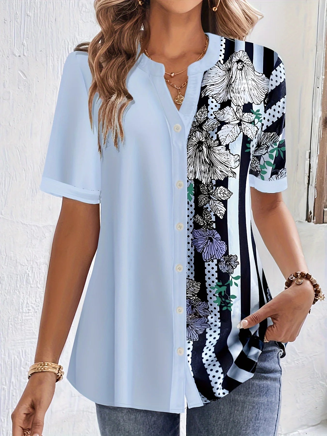 Neon blouse