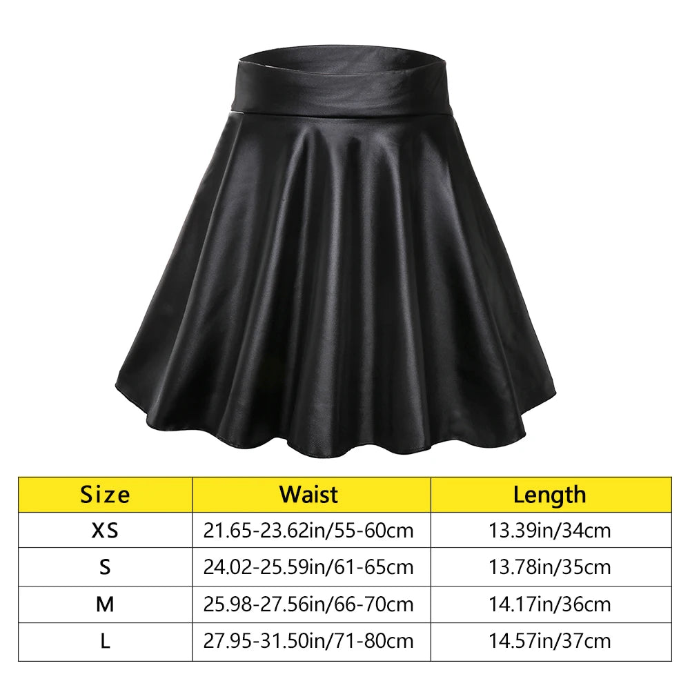Faux Leather Skirt
