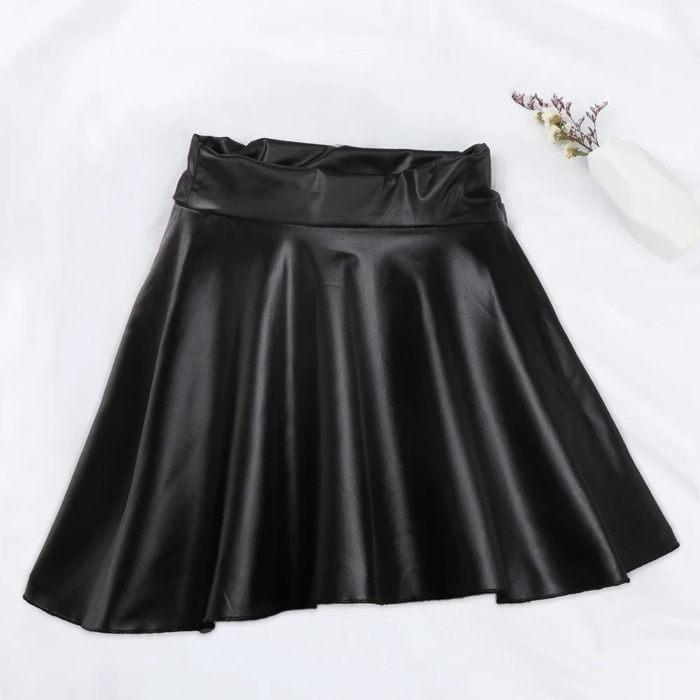 Faux Leather Skirt