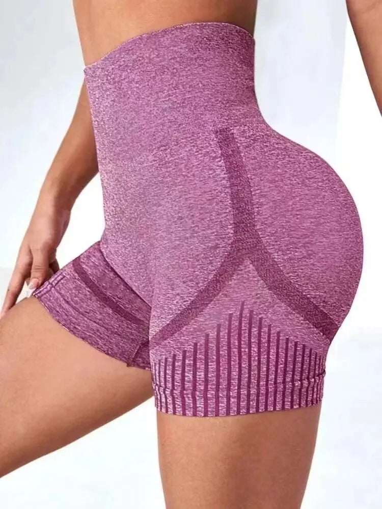 Yoga High Waist Workout Shorts