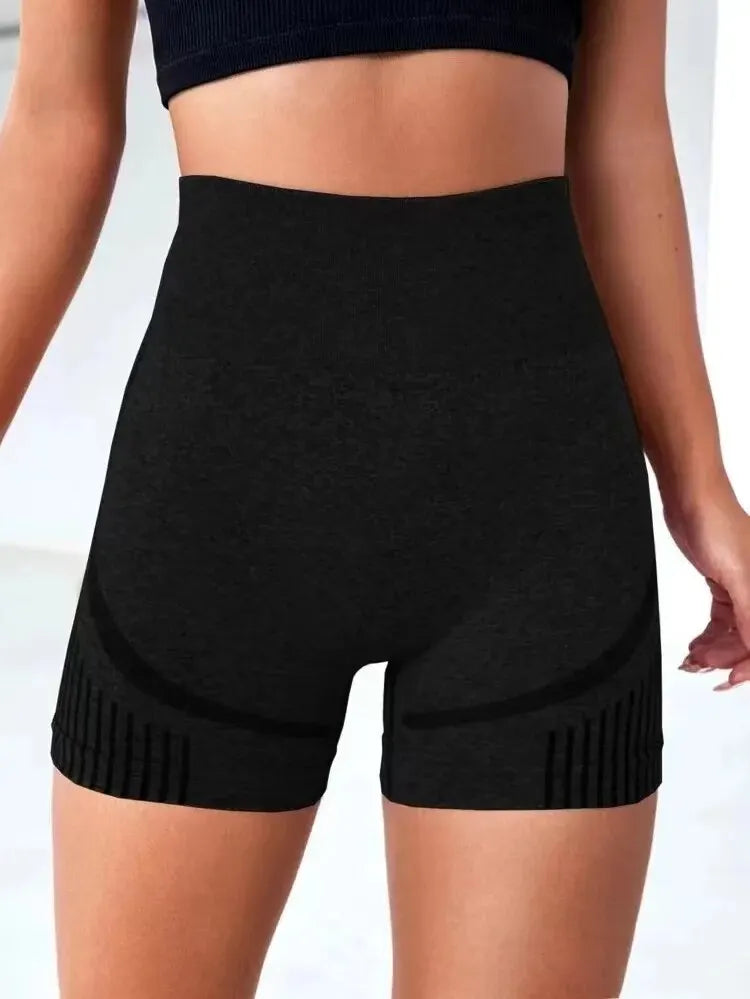 Yoga High Waist Workout Shorts