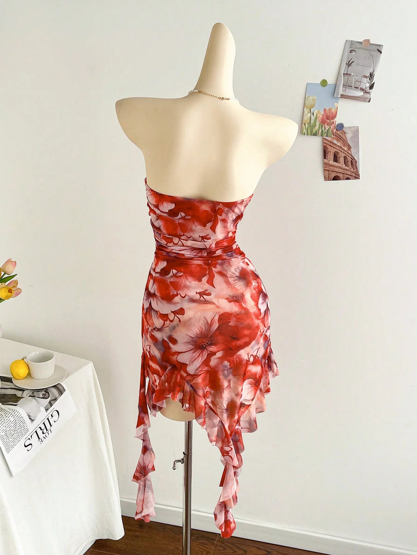 sexy strapless Dress