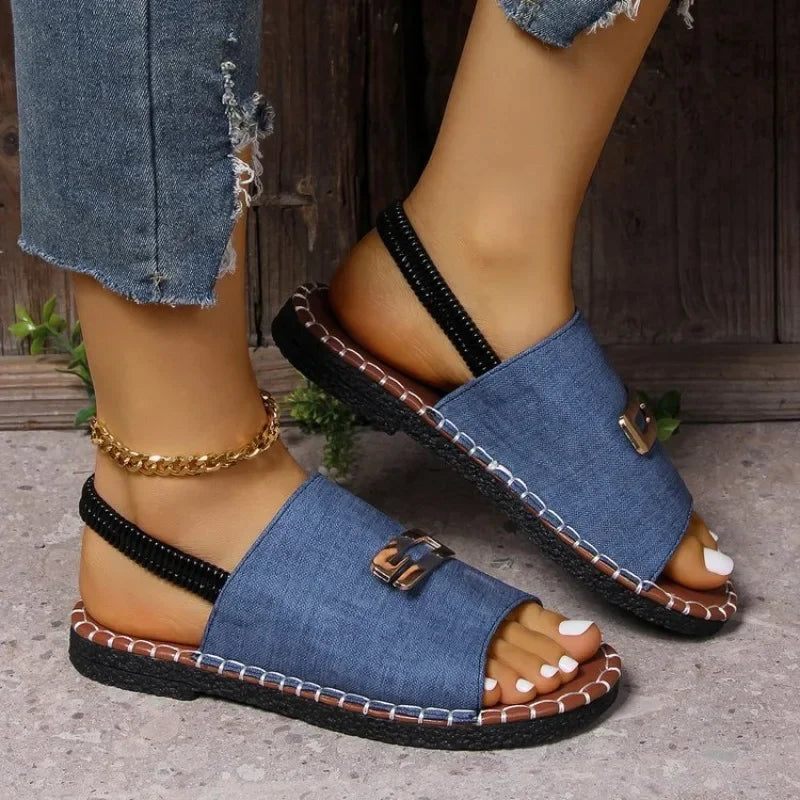 Strappy city sandals