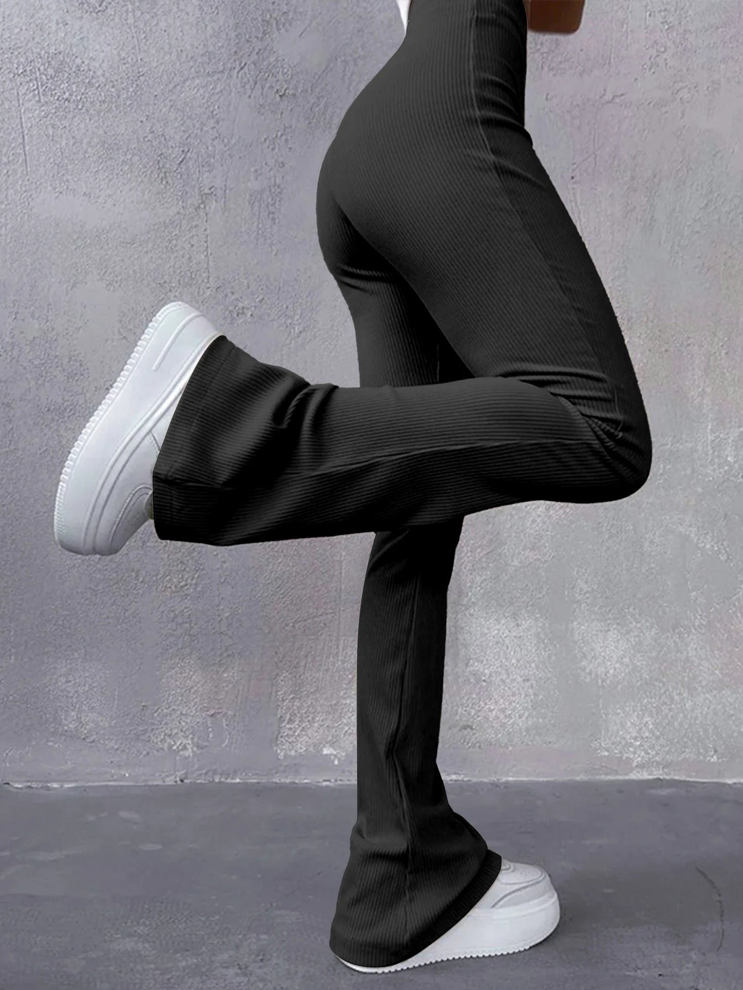 Sexy Slim  Ribbed Pants
