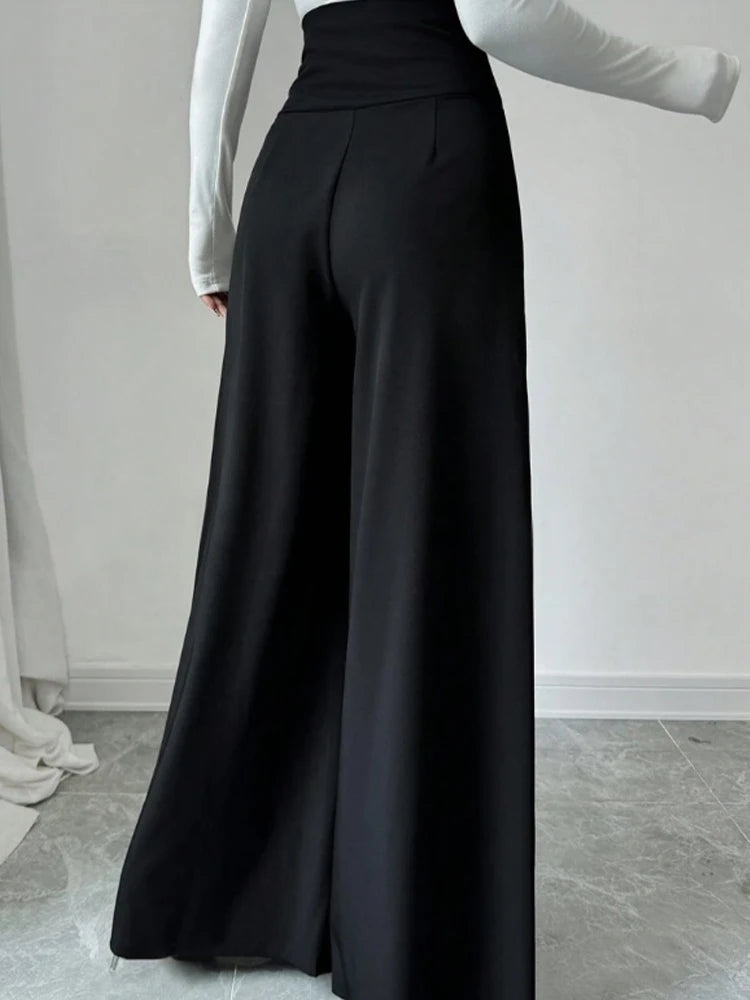 Elegant High waist ,Wide-Leg Pants