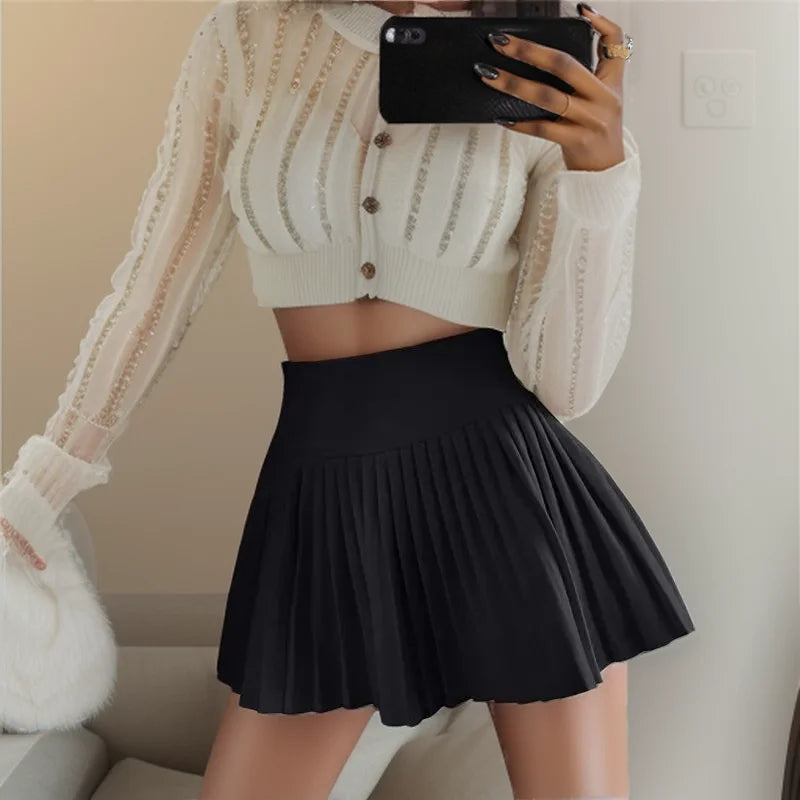 High Waist Women's Sexy Mini Skirt
