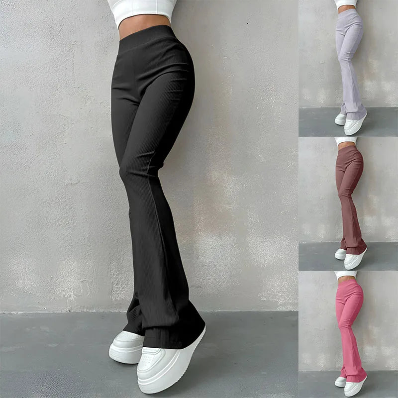 Sexy Slim  Ribbed Pants