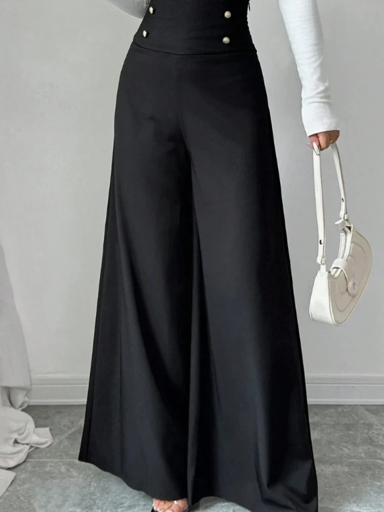 Elegant High waist ,Wide-Leg Pants
