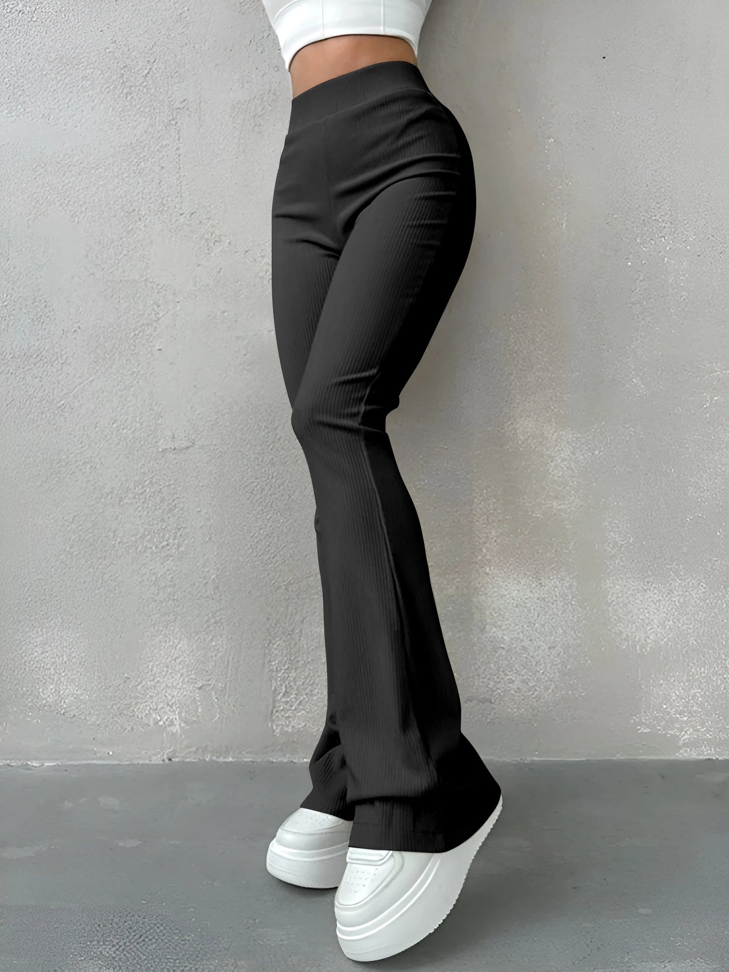 Sexy Slim  Ribbed Pants