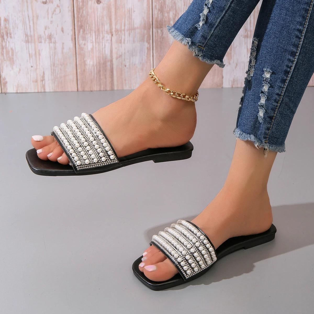 pearl sandals