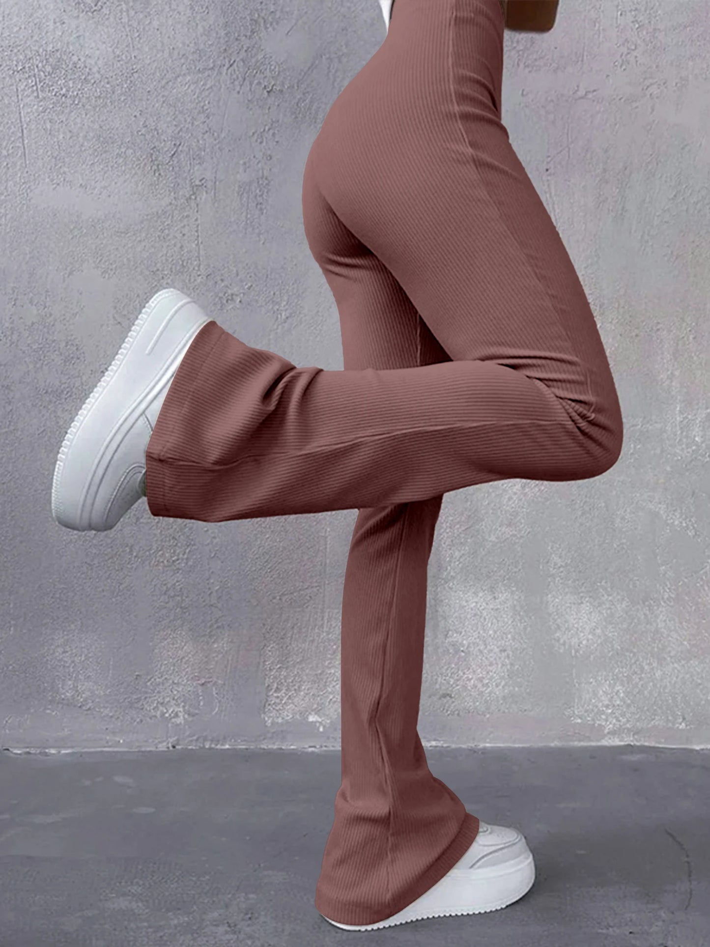 Sexy Slim  Ribbed Pants