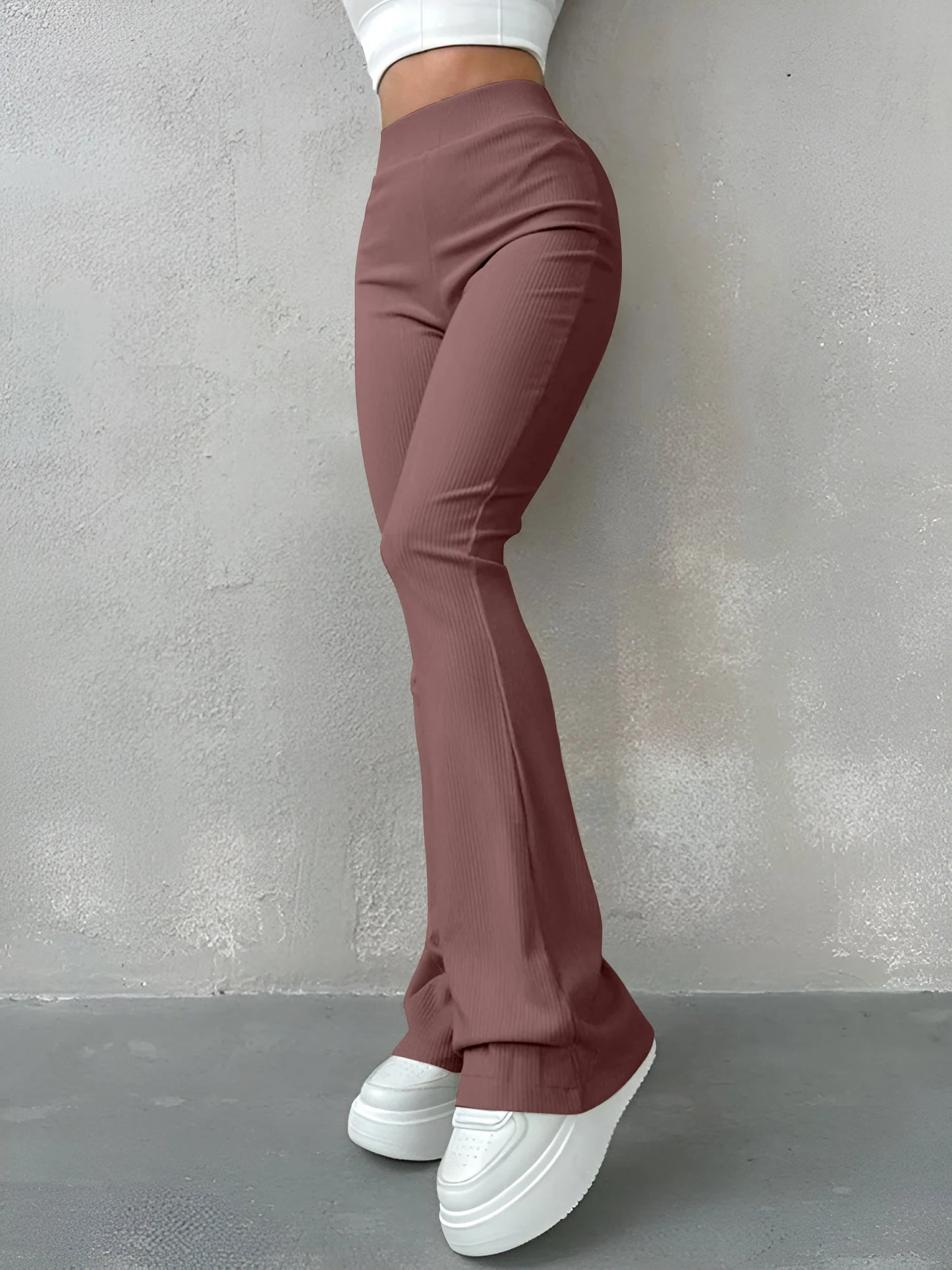 Sexy Slim  Ribbed Pants