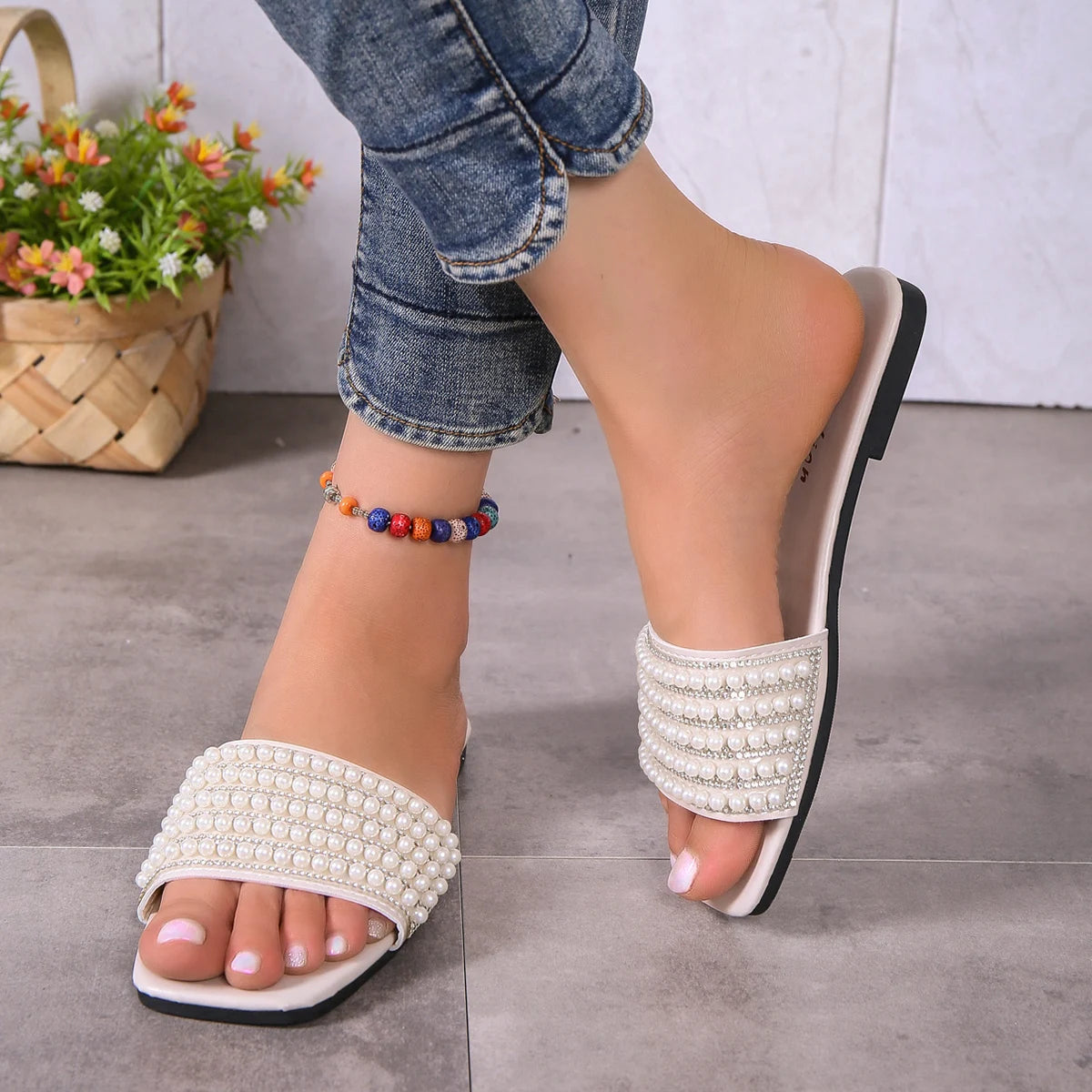 pearl sandals