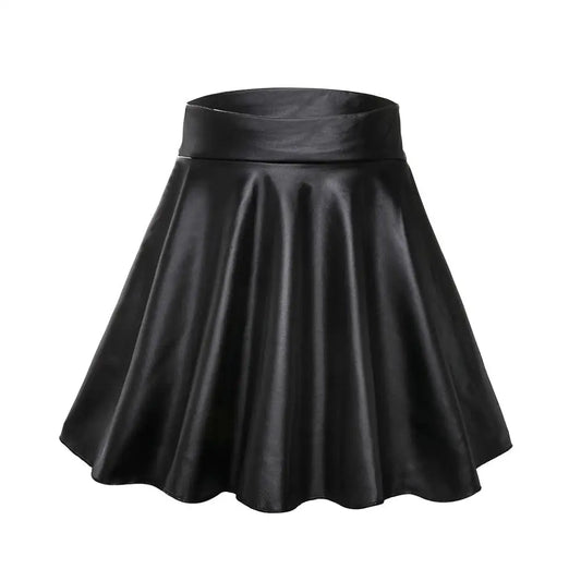 Faux Leather Skirt
