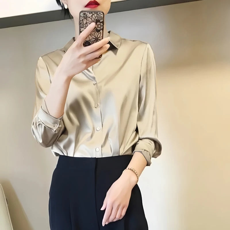 Champagne blouse
