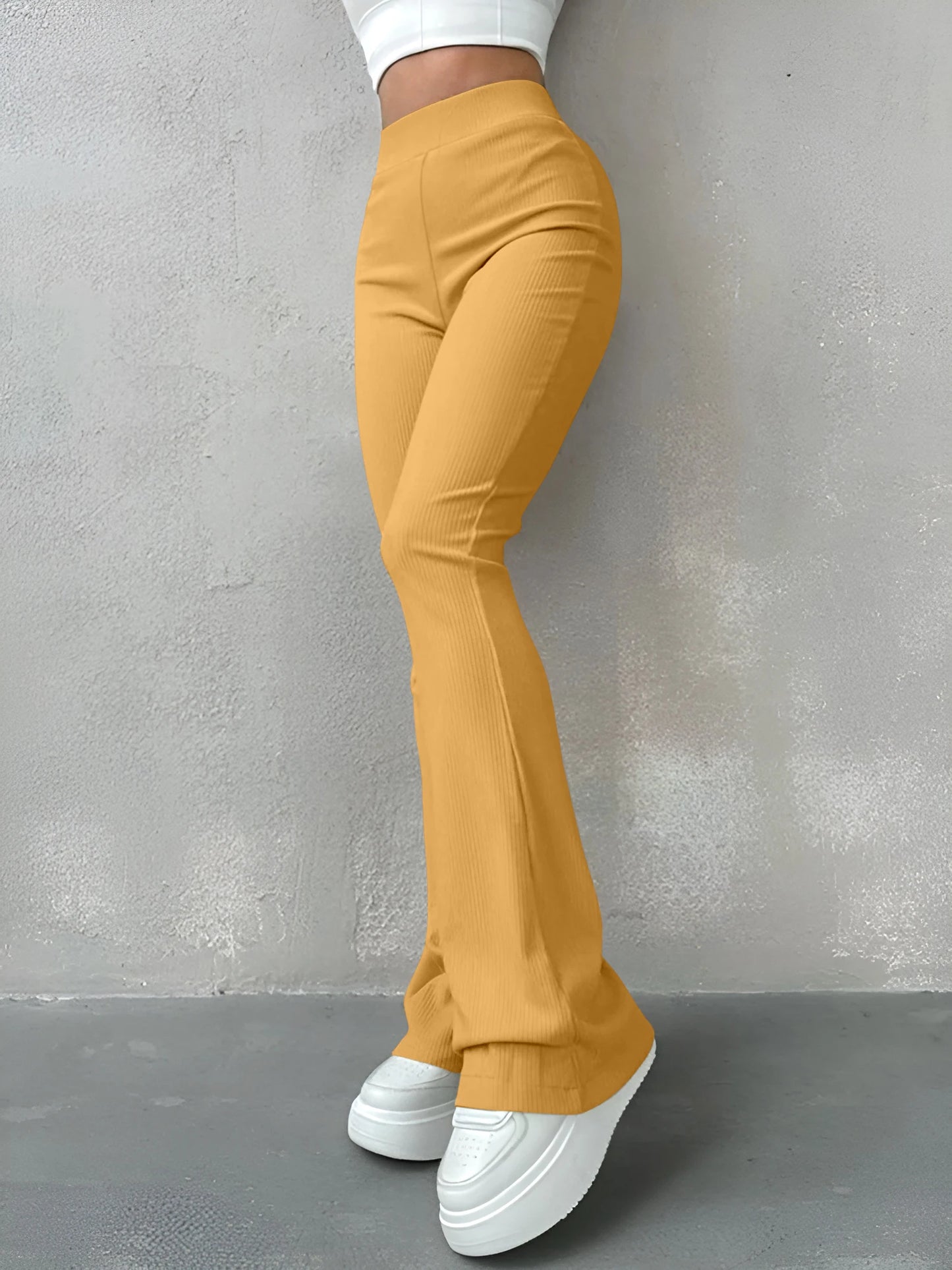 Sexy Slim  Ribbed Pants