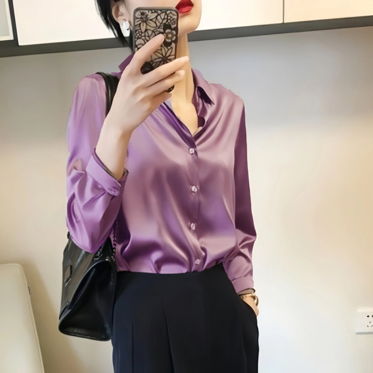 Champagne blouse