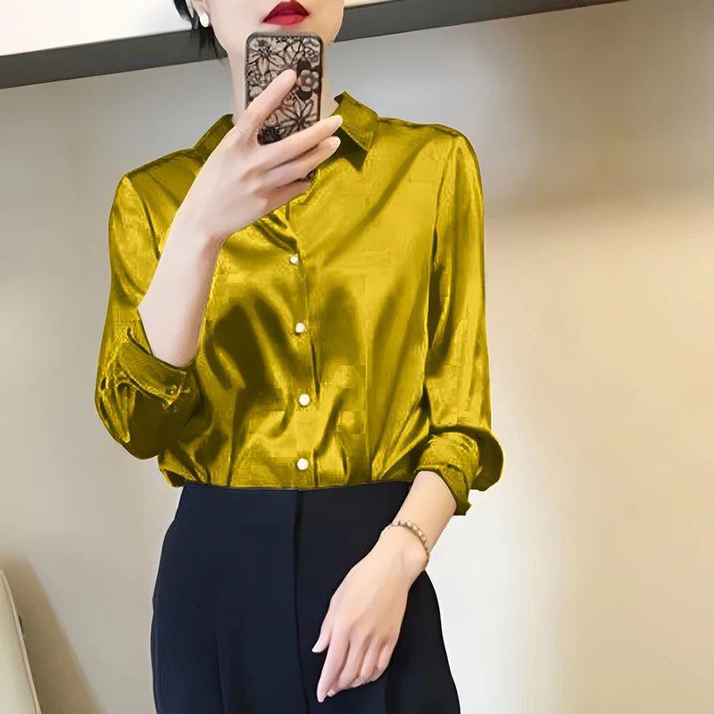 Champagne blouse